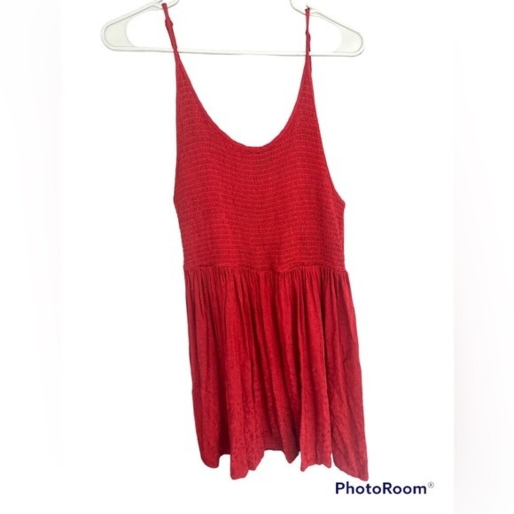 Ambiance Burgundy Spaghetti Strap Medium Tank Top. Size L